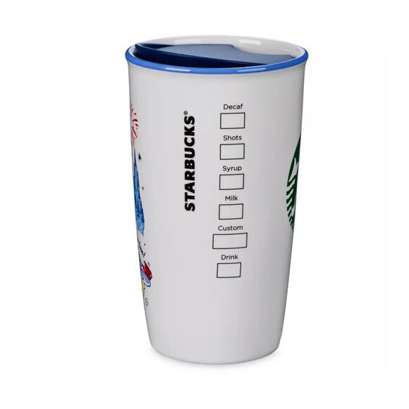 Disney World Parks Magic Kingdom Mickey Mouse Starbucks Travel Tumbler Mug New - Picture 3 of 3